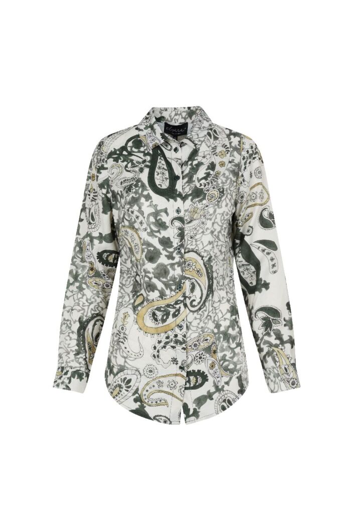 Blouse Olivia paisley green