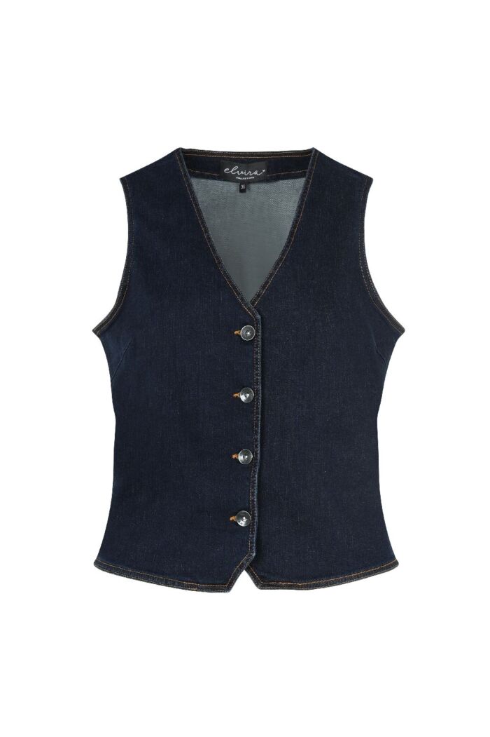 Gilet Cristy dark denim