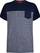 NOS T-shirt km borstzak navy