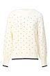 Jules trui flat knit ivoor