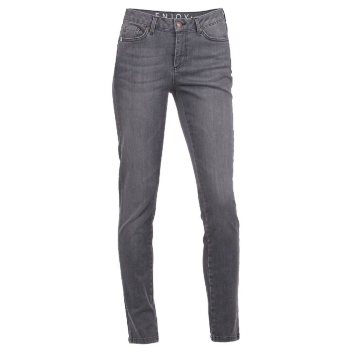 jeans basic 5 pocket powerstretch m.grijs