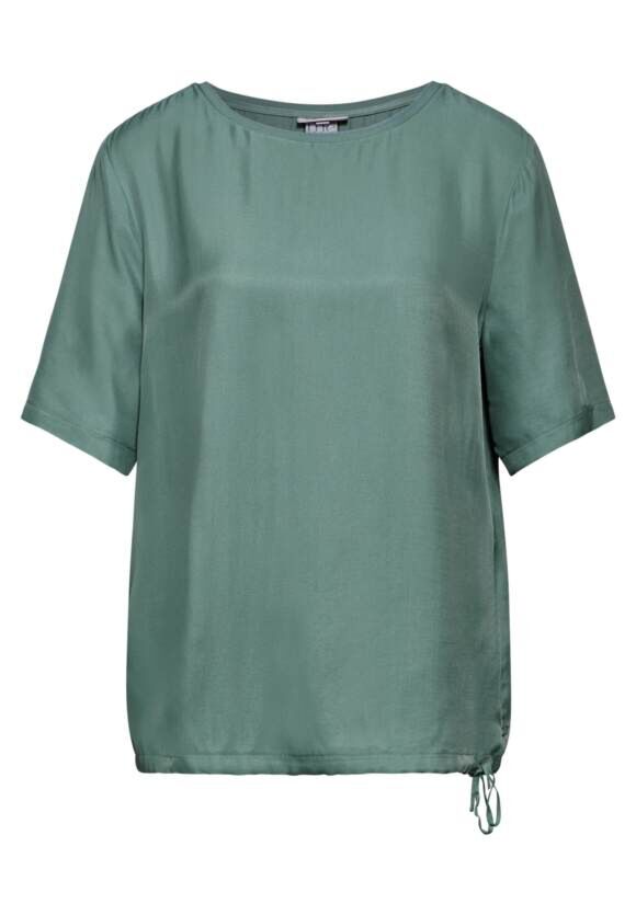 LTD QR shirtblouse w string an seafoam green