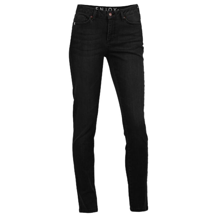 jeans basic 5 pocket powerstretch zwart