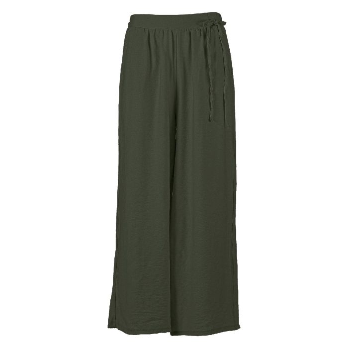 Pantalon uni wide leg Army