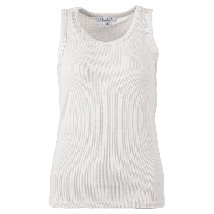 Singlet lurex Ecru