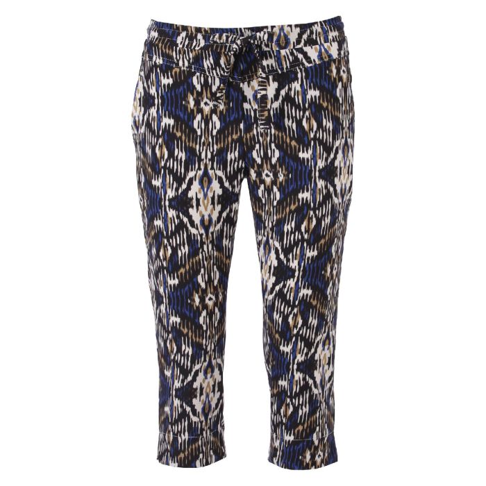 Capri allover print Zwart