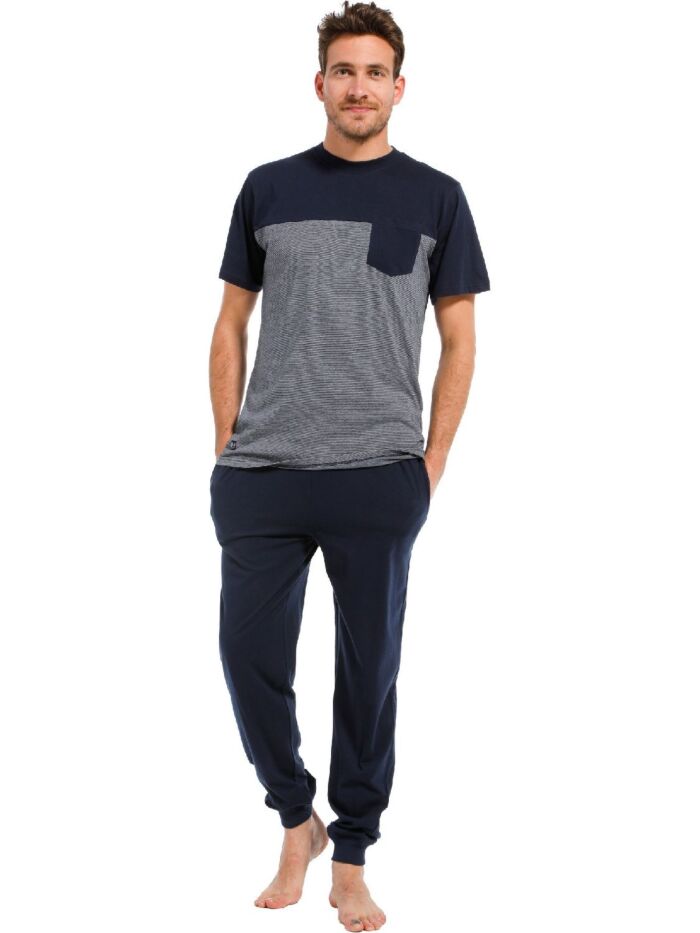 NOS men lange broek boord dark blue