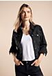 LTD QR Denim-Jacket,black wash black washed