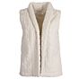 Gilet fluffy ecru