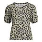 T-shirte pofmouw panterprint lurex klaver