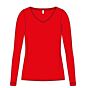 Skiny L shirt long sleeve cheeky red