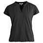 T-shirt km basis zwart