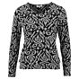 Blouson Ikat print antraciet