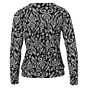 Blouson Ikat print antraciet