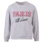 Sweater ronde hals Paris L. Grijs