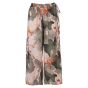 Pantalon wide leg allover print Army