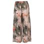 Pantalon wide leg allover print Army