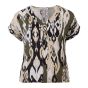 Blouson v-hals allover print Army