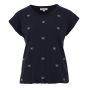 Blouson km strikjes met strass Indigo