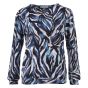 Sweater cozy allover print jeans
