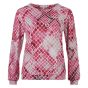 Blouson allover snake print pink