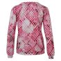 Blouson allover snake print pink
