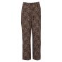 Pantalon panter print Zand