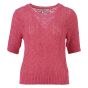 Pull km uni structuur bandjes pink