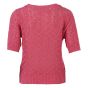 Pull km uni structuur bandjes pink