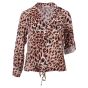 Blouse doorknop met koordje pink